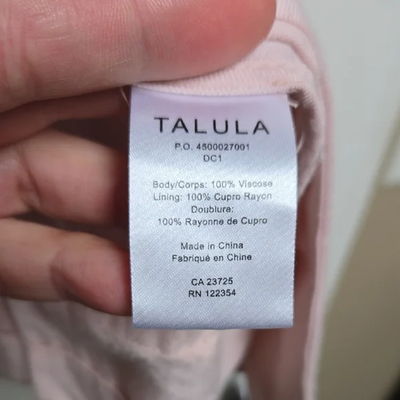 Aritzia Talula Light Pink Blazer Long sleeve Pockets Women's size 10 - Picture 5 of 5